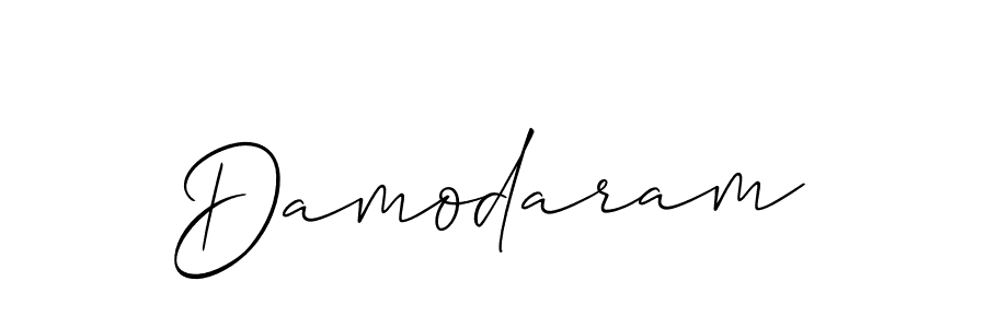 Allison_Script is a professional signature style that is perfect for those who want to add a touch of class to their signature. It is also a great choice for those who want to make their signature more unique. Get Damodaram name to fancy signature for free. Damodaram signature style 2 images and pictures png
