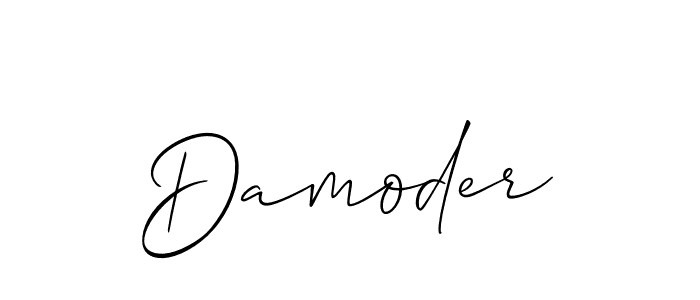 Similarly Allison_Script is the best handwritten signature design. Signature creator online .You can use it as an online autograph creator for name Damoder. Damoder signature style 2 images and pictures png