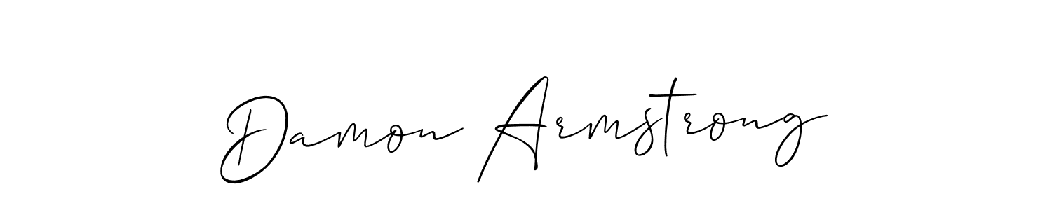 Allison_Script is a professional signature style that is perfect for those who want to add a touch of class to their signature. It is also a great choice for those who want to make their signature more unique. Get Damon Armstrong name to fancy signature for free. Damon Armstrong signature style 2 images and pictures png