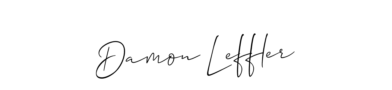 Make a beautiful signature design for name Damon Leffler. Use this online signature maker to create a handwritten signature for free. Damon Leffler signature style 2 images and pictures png