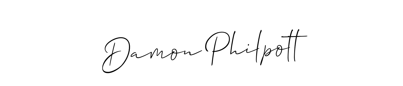 This is the best signature style for the Damon Philpott name. Also you like these signature font (Allison_Script). Mix name signature. Damon Philpott signature style 2 images and pictures png