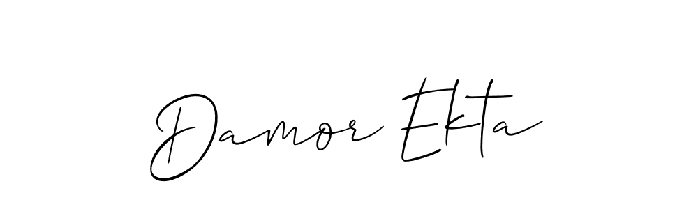 Check out images of Autograph of Damor Ekta name. Actor Damor Ekta Signature Style. Allison_Script is a professional sign style online. Damor Ekta signature style 2 images and pictures png