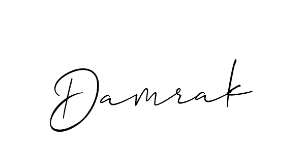 It looks lik you need a new signature style for name Damrak. Design unique handwritten (Allison_Script) signature with our free signature maker in just a few clicks. Damrak signature style 2 images and pictures png
