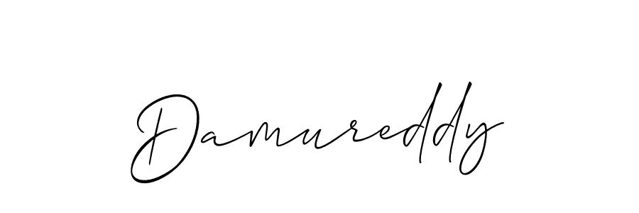 Allison_Script is a professional signature style that is perfect for those who want to add a touch of class to their signature. It is also a great choice for those who want to make their signature more unique. Get Damureddy name to fancy signature for free. Damureddy signature style 2 images and pictures png