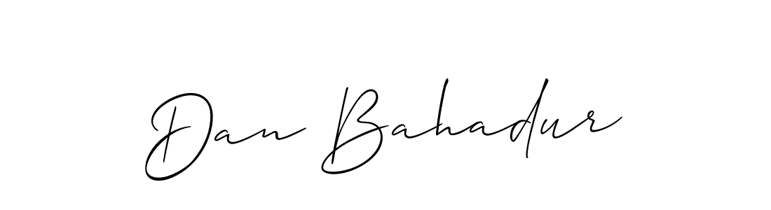 if you are searching for the best signature style for your name Dan Bahadur. so please give up your signature search. here we have designed multiple signature styles  using Allison_Script. Dan Bahadur signature style 2 images and pictures png