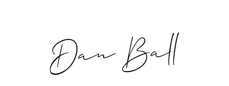 Best and Professional Signature Style for Dan Ball. Allison_Script Best Signature Style Collection. Dan Ball signature style 2 images and pictures png