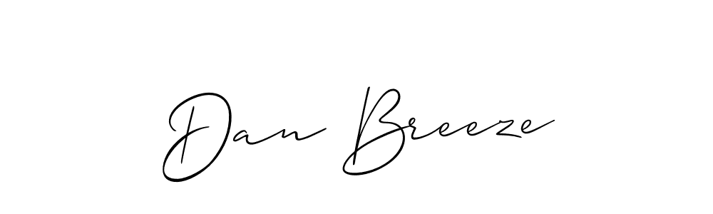 Make a short Dan Breeze signature style. Manage your documents anywhere anytime using Allison_Script. Create and add eSignatures, submit forms, share and send files easily. Dan Breeze signature style 2 images and pictures png
