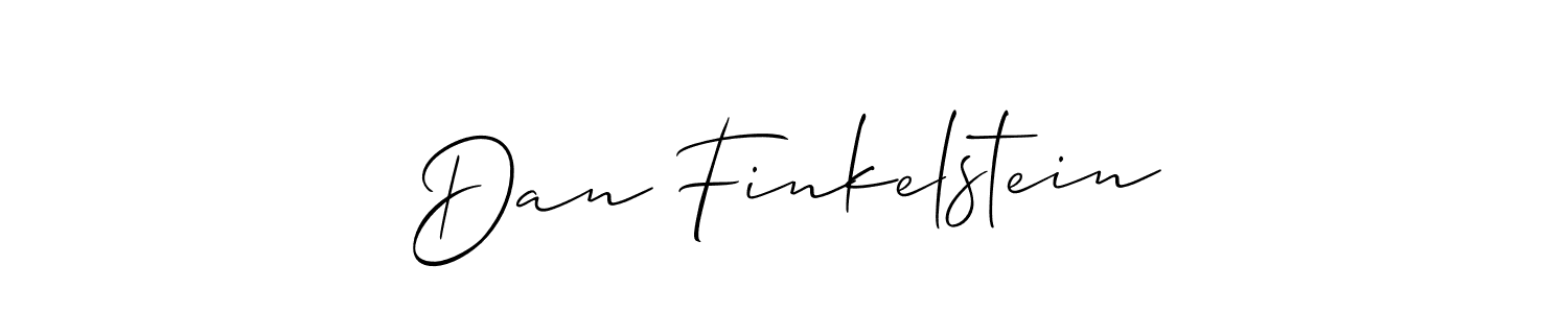 How to make Dan Finkelstein signature? Allison_Script is a professional autograph style. Create handwritten signature for Dan Finkelstein name. Dan Finkelstein signature style 2 images and pictures png