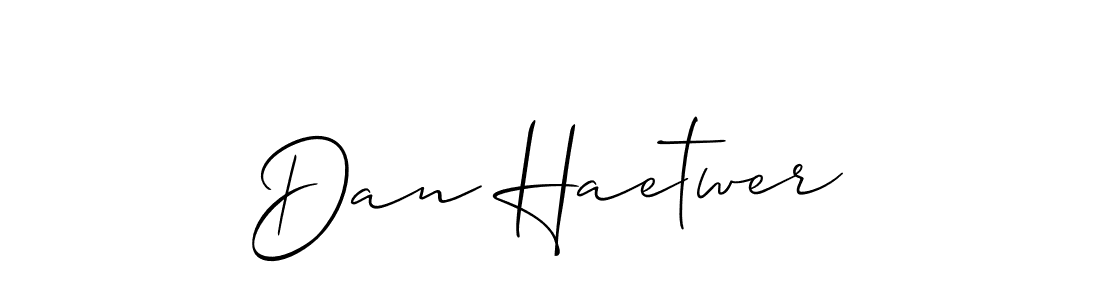 Use a signature maker to create a handwritten signature online. With this signature software, you can design (Allison_Script) your own signature for name Dan Haetwer. Dan Haetwer signature style 2 images and pictures png