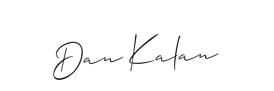 Also You can easily find your signature by using the search form. We will create Dan Kalan name handwritten signature images for you free of cost using Allison_Script sign style. Dan Kalan signature style 2 images and pictures png