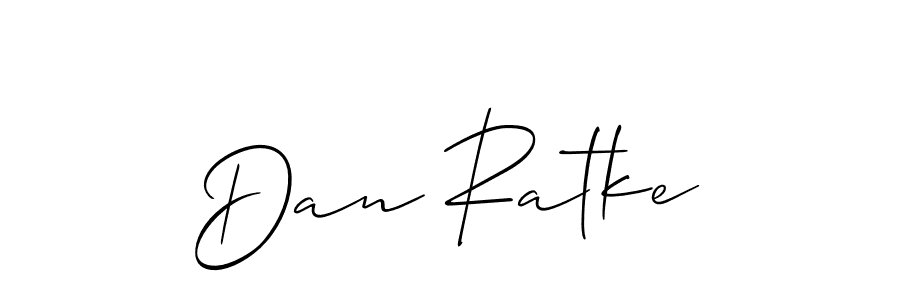 Make a beautiful signature design for name Dan Ratke. With this signature (Allison_Script) style, you can create a handwritten signature for free. Dan Ratke signature style 2 images and pictures png