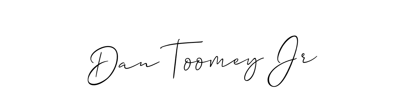 Design your own signature with our free online signature maker. With this signature software, you can create a handwritten (Allison_Script) signature for name Dan Toomey Jr. Dan Toomey Jr signature style 2 images and pictures png