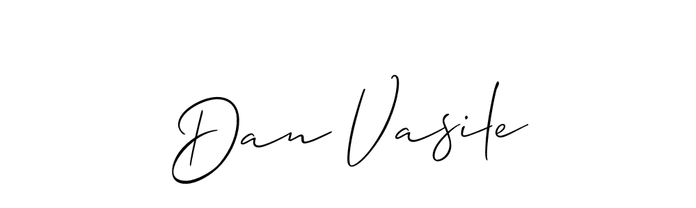 How to Draw Dan Vasile signature style? Allison_Script is a latest design signature styles for name Dan Vasile. Dan Vasile signature style 2 images and pictures png
