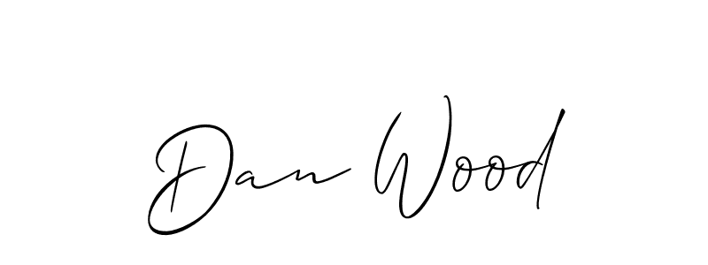 It looks lik you need a new signature style for name Dan Wood. Design unique handwritten (Allison_Script) signature with our free signature maker in just a few clicks. Dan Wood signature style 2 images and pictures png