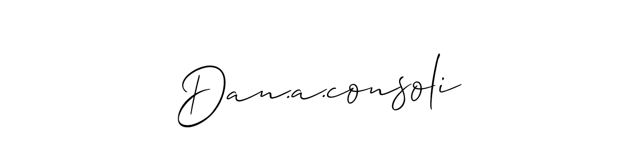 Make a beautiful signature design for name Dan.a.consoli. Use this online signature maker to create a handwritten signature for free. Dan.a.consoli signature style 2 images and pictures png