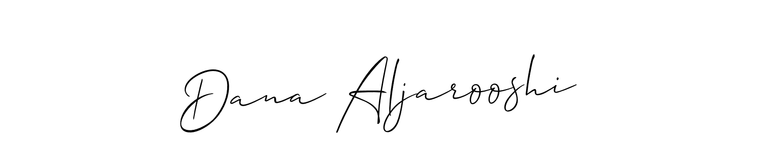 You can use this online signature creator to create a handwritten signature for the name Dana Aljarooshi. This is the best online autograph maker. Dana Aljarooshi signature style 2 images and pictures png