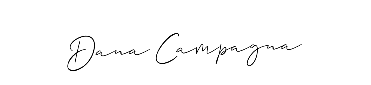 Similarly Allison_Script is the best handwritten signature design. Signature creator online .You can use it as an online autograph creator for name Dana Campagna. Dana Campagna signature style 2 images and pictures png