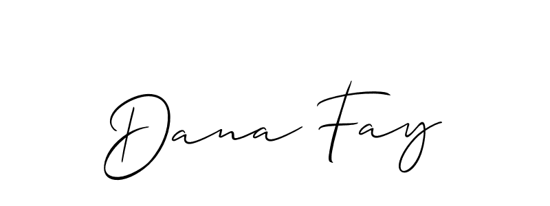 Similarly Allison_Script is the best handwritten signature design. Signature creator online .You can use it as an online autograph creator for name Dana Fay. Dana Fay signature style 2 images and pictures png