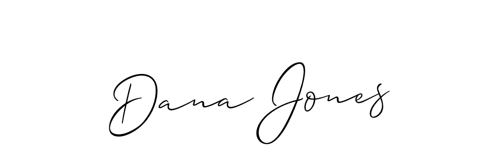 Make a beautiful signature design for name Dana Jones. With this signature (Allison_Script) style, you can create a handwritten signature for free. Dana Jones signature style 2 images and pictures png