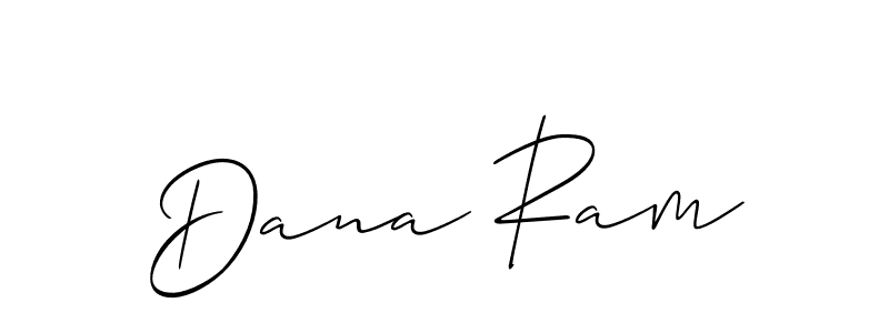 The best way (Allison_Script) to make a short signature is to pick only two or three words in your name. The name Dana Ram include a total of six letters. For converting this name. Dana Ram signature style 2 images and pictures png