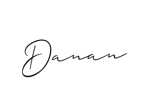 Make a short Danan signature style. Manage your documents anywhere anytime using Allison_Script. Create and add eSignatures, submit forms, share and send files easily. Danan signature style 2 images and pictures png