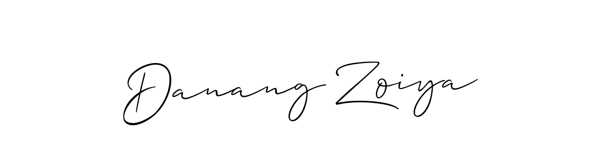 Once you've used our free online signature maker to create your best signature Allison_Script style, it's time to enjoy all of the benefits that Danang Zoiya name signing documents. Danang Zoiya signature style 2 images and pictures png