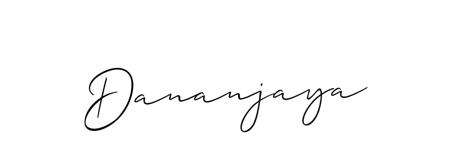 Similarly Allison_Script is the best handwritten signature design. Signature creator online .You can use it as an online autograph creator for name Dananjaya. Dananjaya signature style 2 images and pictures png