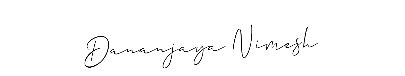 You can use this online signature creator to create a handwritten signature for the name Dananjaya Nimesh. This is the best online autograph maker. Dananjaya Nimesh signature style 2 images and pictures png