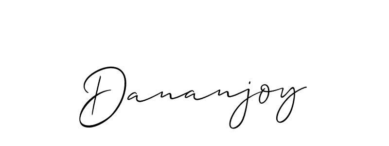 This is the best signature style for the Dananjoy name. Also you like these signature font (Allison_Script). Mix name signature. Dananjoy signature style 2 images and pictures png