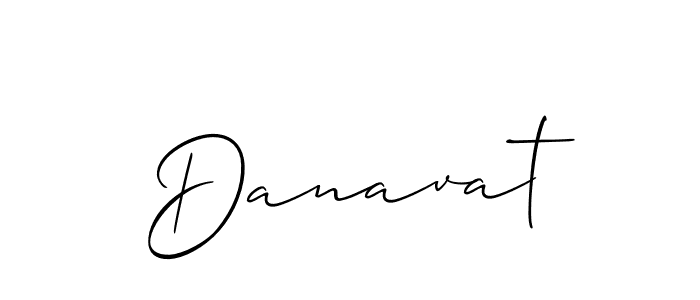 if you are searching for the best signature style for your name Danavat. so please give up your signature search. here we have designed multiple signature styles  using Allison_Script. Danavat signature style 2 images and pictures png