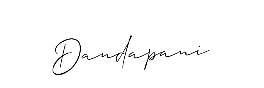 How to make Dandapani name signature. Use Allison_Script style for creating short signs online. This is the latest handwritten sign. Dandapani signature style 2 images and pictures png