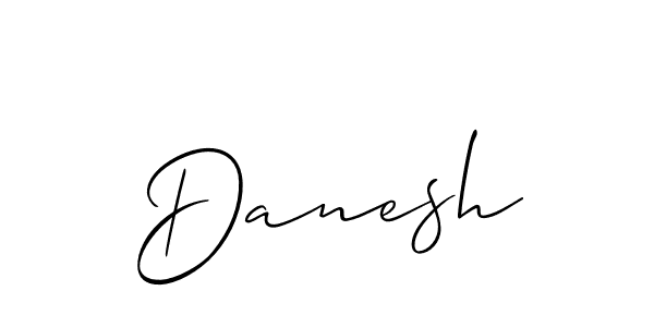 The best way (Allison_Script) to make a short signature is to pick only two or three words in your name. The name Danesh include a total of six letters. For converting this name. Danesh signature style 2 images and pictures png