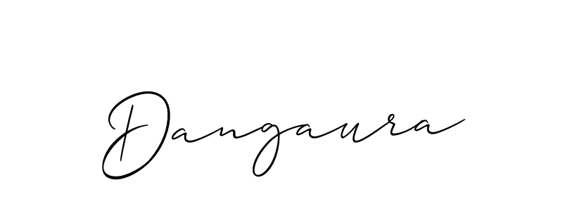 Similarly Allison_Script is the best handwritten signature design. Signature creator online .You can use it as an online autograph creator for name Dangaura. Dangaura signature style 2 images and pictures png