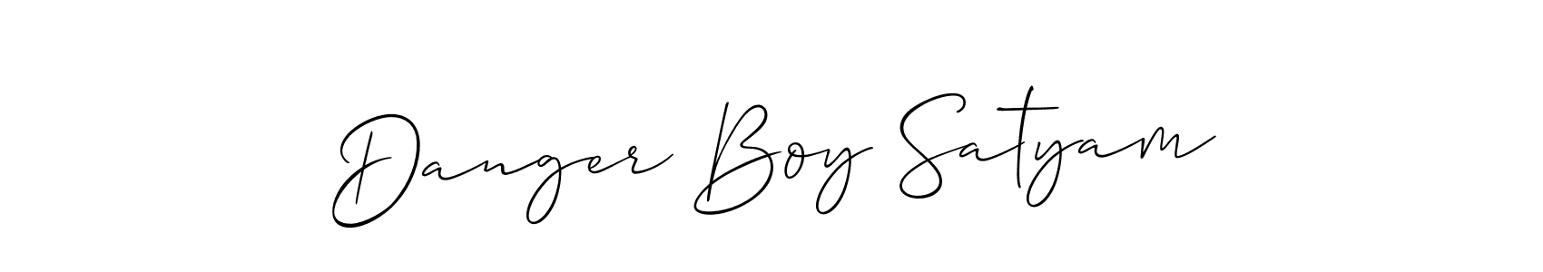 You can use this online signature creator to create a handwritten signature for the name Danger Boy Satyam. This is the best online autograph maker. Danger Boy Satyam signature style 2 images and pictures png