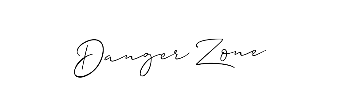 Make a beautiful signature design for name Danger Zone. Use this online signature maker to create a handwritten signature for free. Danger Zone signature style 2 images and pictures png