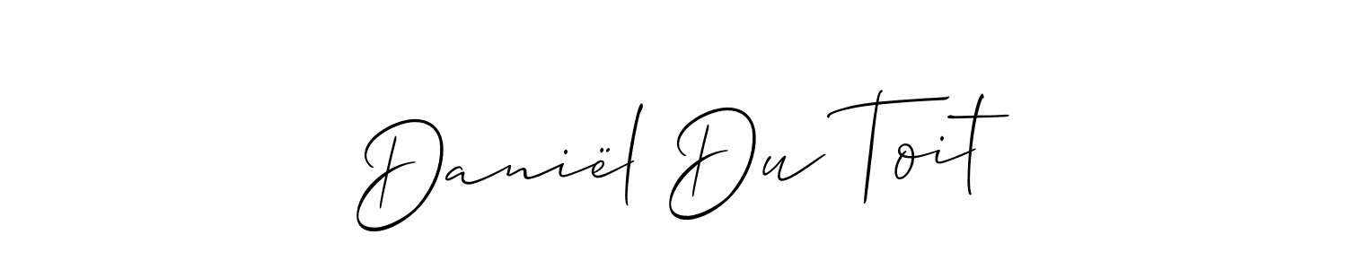 How to Draw Daniël Du Toit signature style? Allison_Script is a latest design signature styles for name Daniël Du Toit. Daniël Du Toit signature style 2 images and pictures png