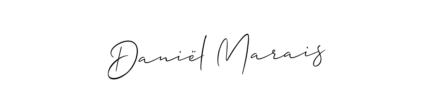 How to make Daniël Marais signature? Allison_Script is a professional autograph style. Create handwritten signature for Daniël Marais name. Daniël Marais signature style 2 images and pictures png