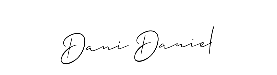 Similarly Allison_Script is the best handwritten signature design. Signature creator online .You can use it as an online autograph creator for name Dani Daniel. Dani Daniel signature style 2 images and pictures png