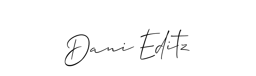 Make a beautiful signature design for name Dani Editz. Use this online signature maker to create a handwritten signature for free. Dani Editz signature style 2 images and pictures png