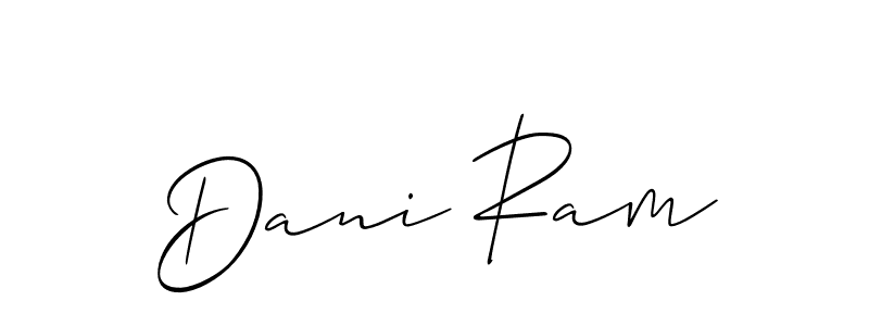 Once you've used our free online signature maker to create your best signature Allison_Script style, it's time to enjoy all of the benefits that Dani Ram name signing documents. Dani Ram signature style 2 images and pictures png