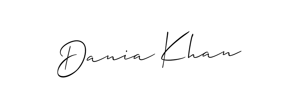 How to Draw Dania Khan signature style? Allison_Script is a latest design signature styles for name Dania Khan. Dania Khan signature style 2 images and pictures png