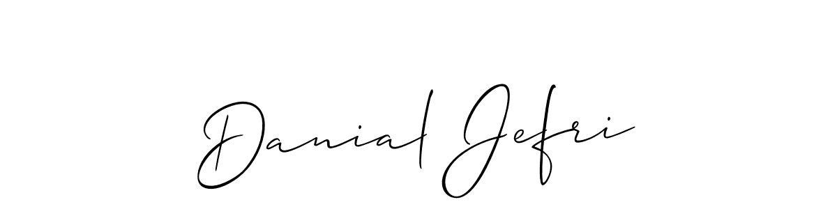 Make a beautiful signature design for name Danial Jefri. Use this online signature maker to create a handwritten signature for free. Danial Jefri signature style 2 images and pictures png