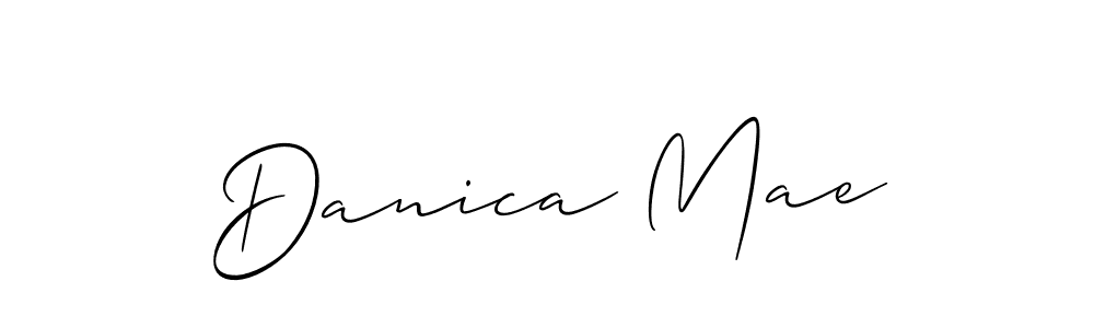 if you are searching for the best signature style for your name Danica Mae. so please give up your signature search. here we have designed multiple signature styles  using Allison_Script. Danica Mae signature style 2 images and pictures png