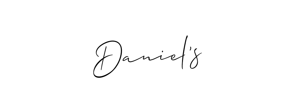 Allison_Script is a professional signature style that is perfect for those who want to add a touch of class to their signature. It is also a great choice for those who want to make their signature more unique. Get Daniel’s name to fancy signature for free. Daniel’s signature style 2 images and pictures png