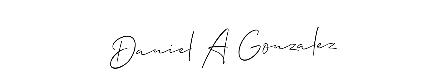 Here are the top 10 professional signature styles for the name Daniel A Gonzalez. These are the best autograph styles you can use for your name. Daniel A Gonzalez signature style 2 images and pictures png