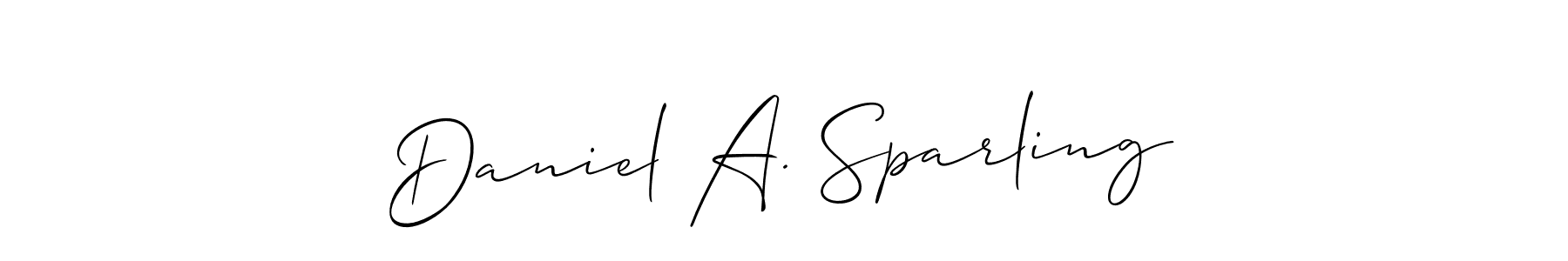 Check out images of Autograph of Daniel A. Sparling name. Actor Daniel A. Sparling Signature Style. Allison_Script is a professional sign style online. Daniel A. Sparling signature style 2 images and pictures png