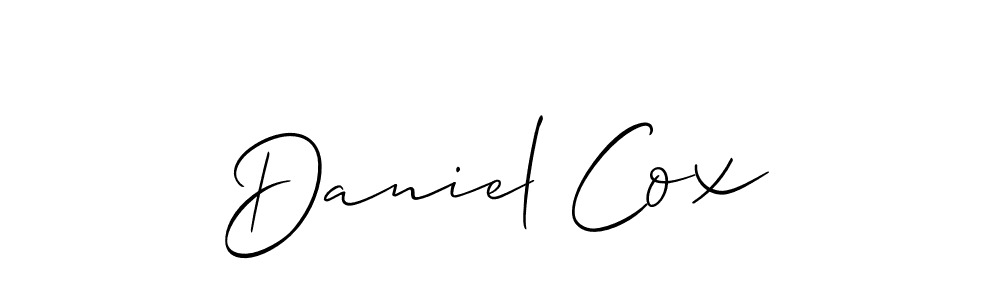 It looks lik you need a new signature style for name Daniel Cox. Design unique handwritten (Allison_Script) signature with our free signature maker in just a few clicks. Daniel Cox signature style 2 images and pictures png