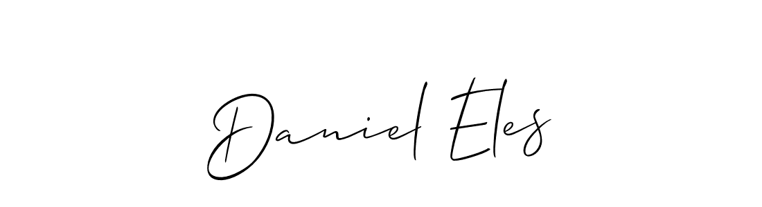 Best and Professional Signature Style for Daniel Eles. Allison_Script Best Signature Style Collection. Daniel Eles signature style 2 images and pictures png