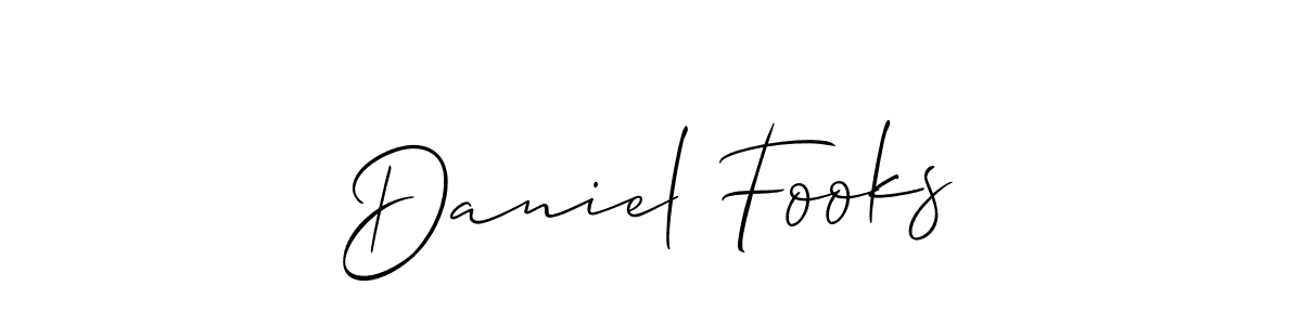 if you are searching for the best signature style for your name Daniel Fooks. so please give up your signature search. here we have designed multiple signature styles  using Allison_Script. Daniel Fooks signature style 2 images and pictures png