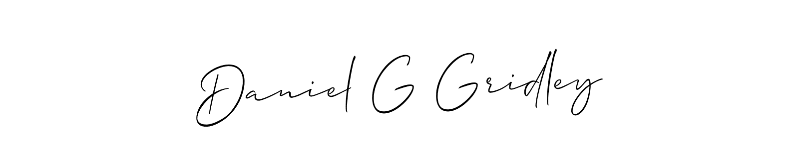if you are searching for the best signature style for your name Daniel G Gridley. so please give up your signature search. here we have designed multiple signature styles  using Allison_Script. Daniel G Gridley signature style 2 images and pictures png